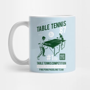 Table Tennis Competition Mug